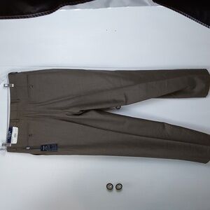 Chaps|Mens Trouser Dress Pants Lighter Weight Wool Organic Business Luxury 34x34